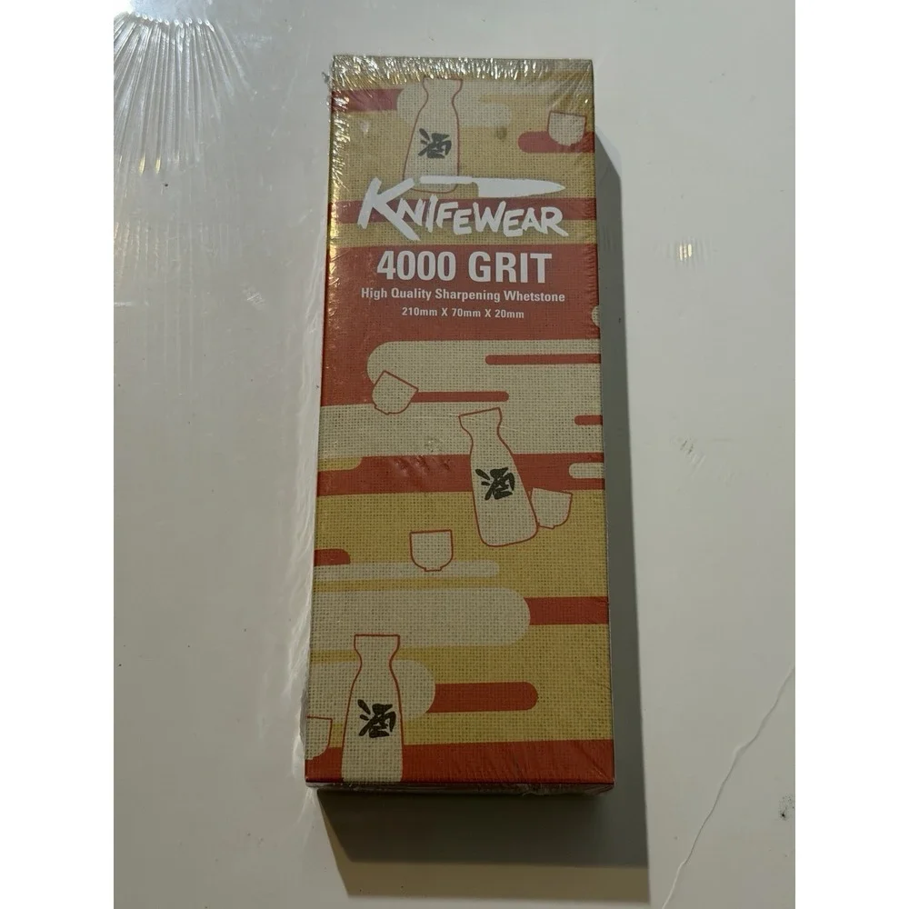 Knifewear 4000 Grit Whetstone Knife Sharpener High Quality 21x70x20mm